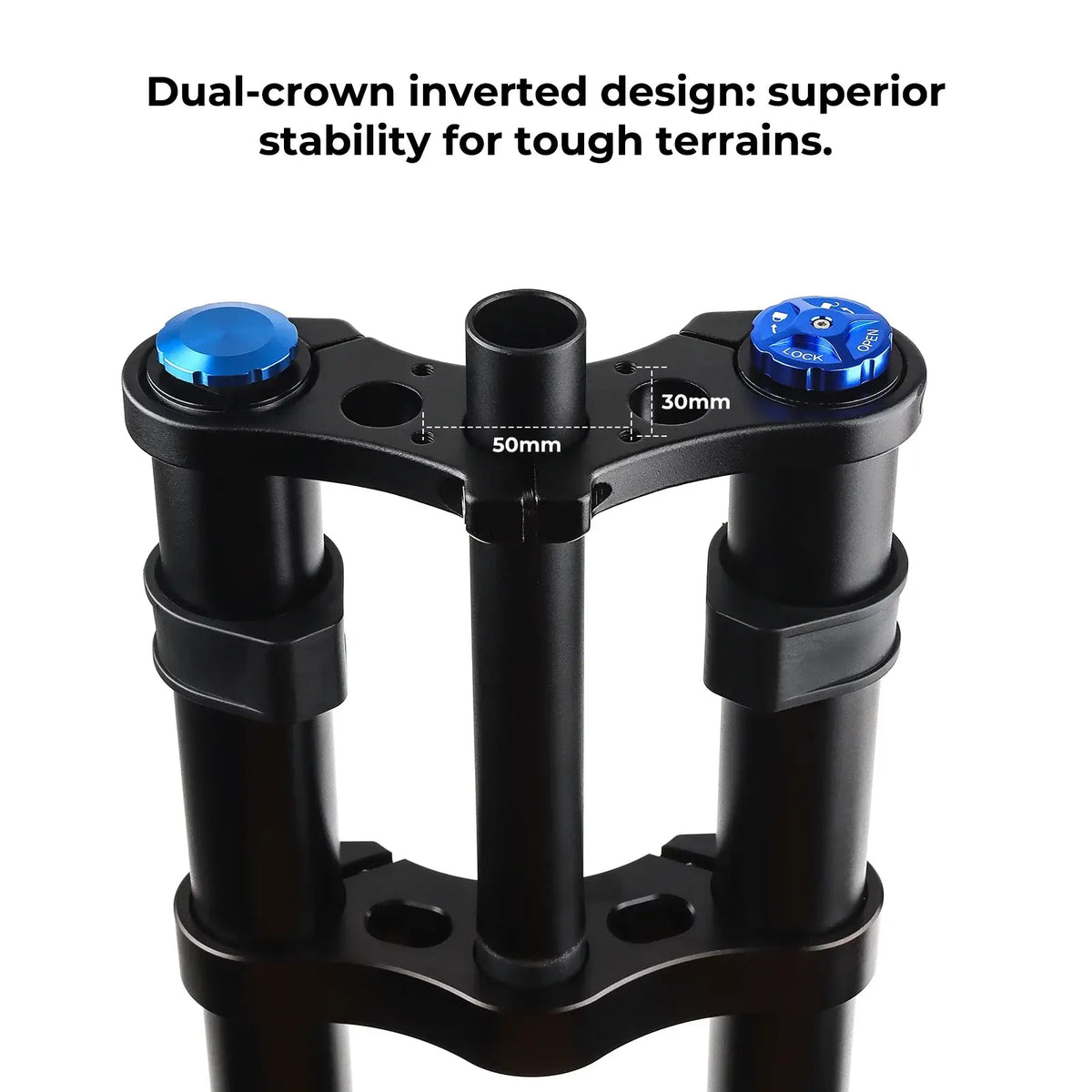 26/27.5/29 inch Inverted Suspension Fork for Electric Bikes