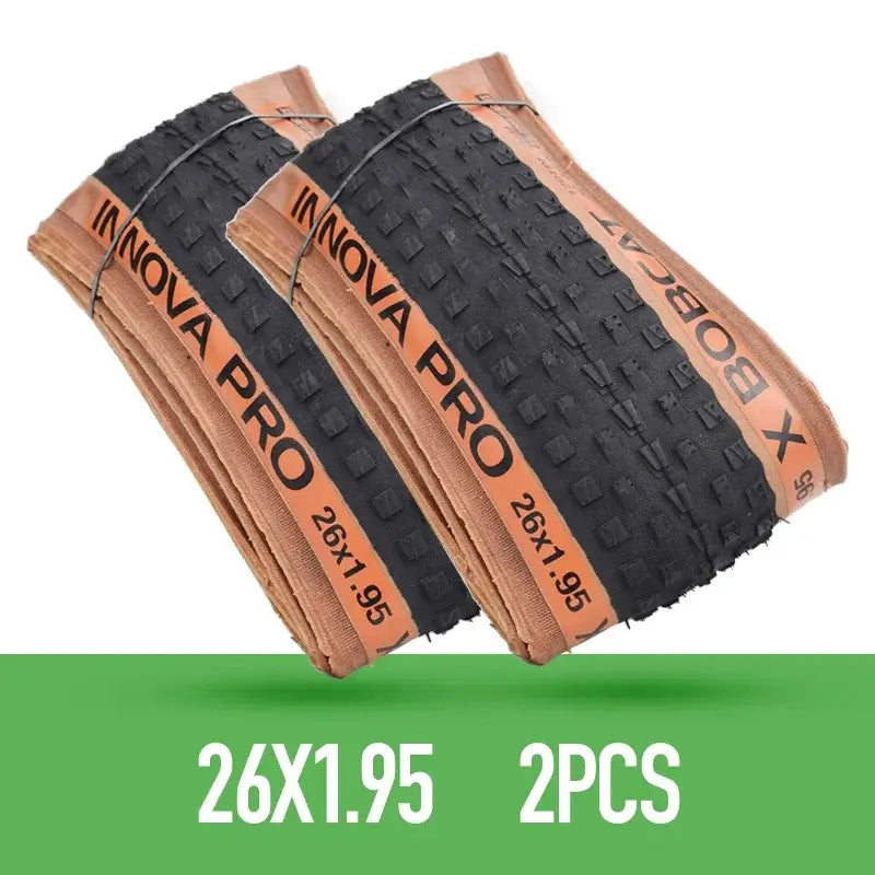 26x2.0 MTB bicycle tire with durable tread pattern