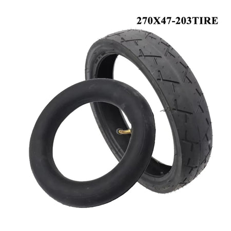 270x47-203 rubber tire with inner tube for trolley