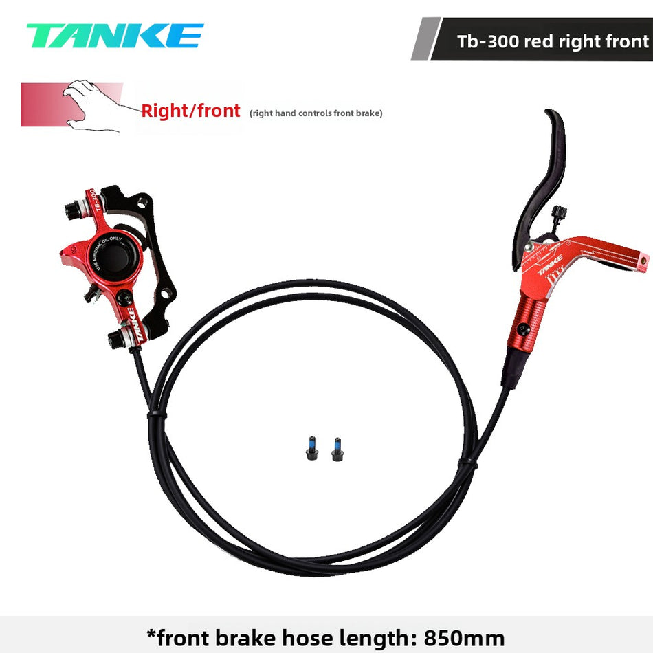 UGNE Aluminum Alloy Hydraulic Disc Brake Caliper Set | High-Performance Mountain & Road Bike Brake Kit | Universal Fit (Black, Red, Blue, Purple)