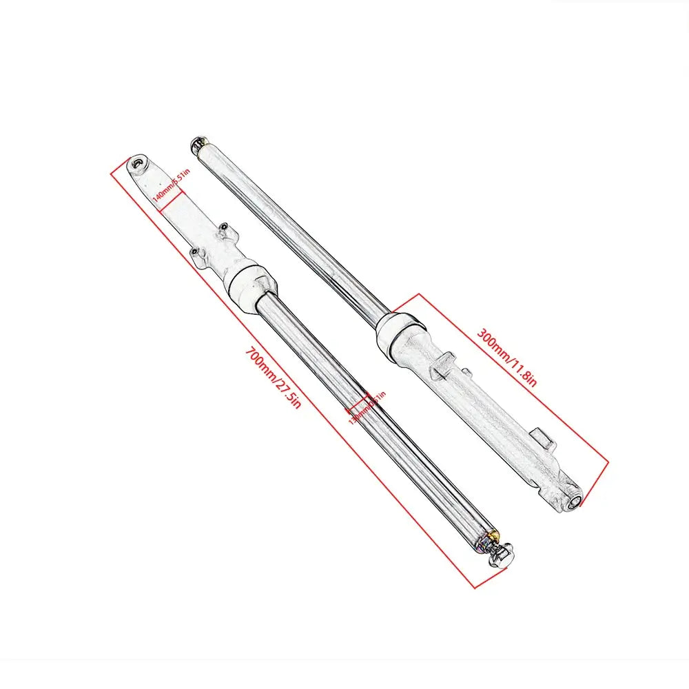 27 Inch Front Fork Oil Shock Absorber for Honda CG125 CT90 CT110 - UGNE Brand