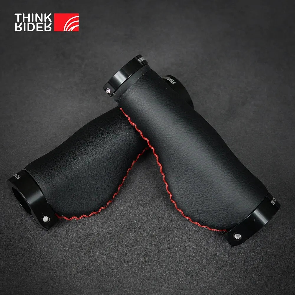   ThinkRIder Fiber Leather Bicycle Handlebar Grips