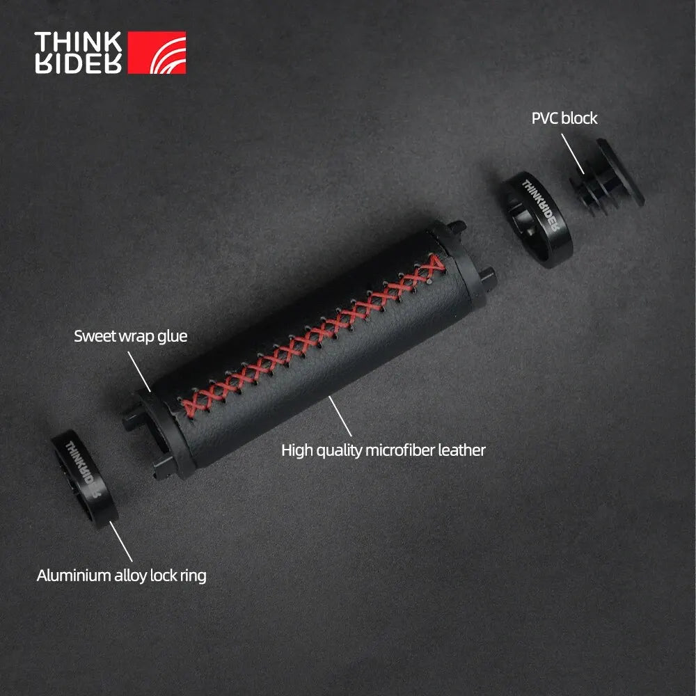   ThinkRIder Fiber Leather Bicycle Handlebar Grips
