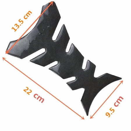   1PC Carbon Universal Motorcycle Tank Pad Protector Sticker