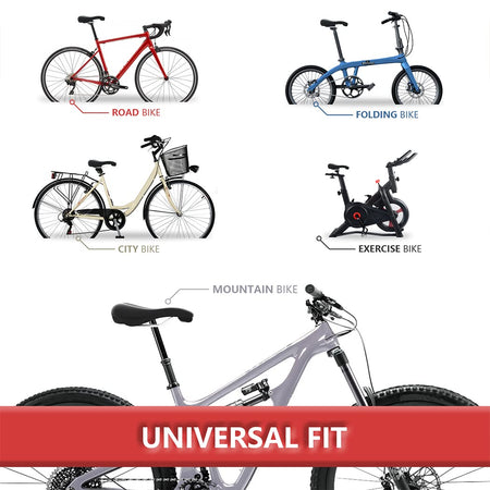   Width Adjustable Bike Seat - Comfortable Prostate Friendly Bicycle Saddle for All Bikes