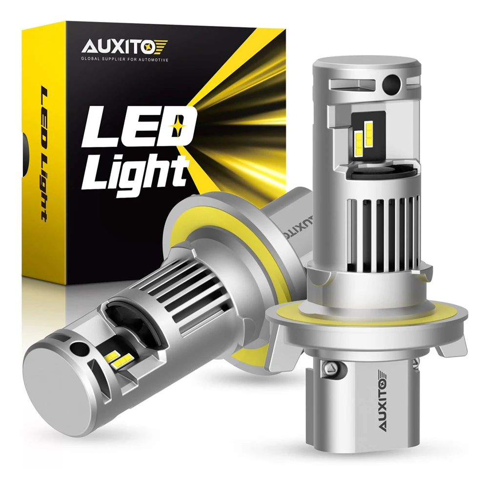   2Pcs 20000Lm H13 9008 LED Headlight Bulbs - Super Bright, Canbus NO Error, 100W, 6000K