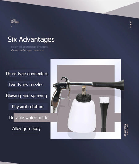   High Pressure Car Washer Tornado Cleaning Gun