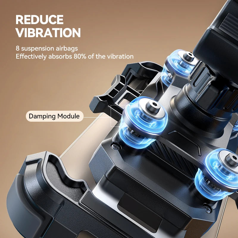   Joyroom Motorcycle Phone Holder - Anti Vibration Bike Mount for 4.7-7'' Phones