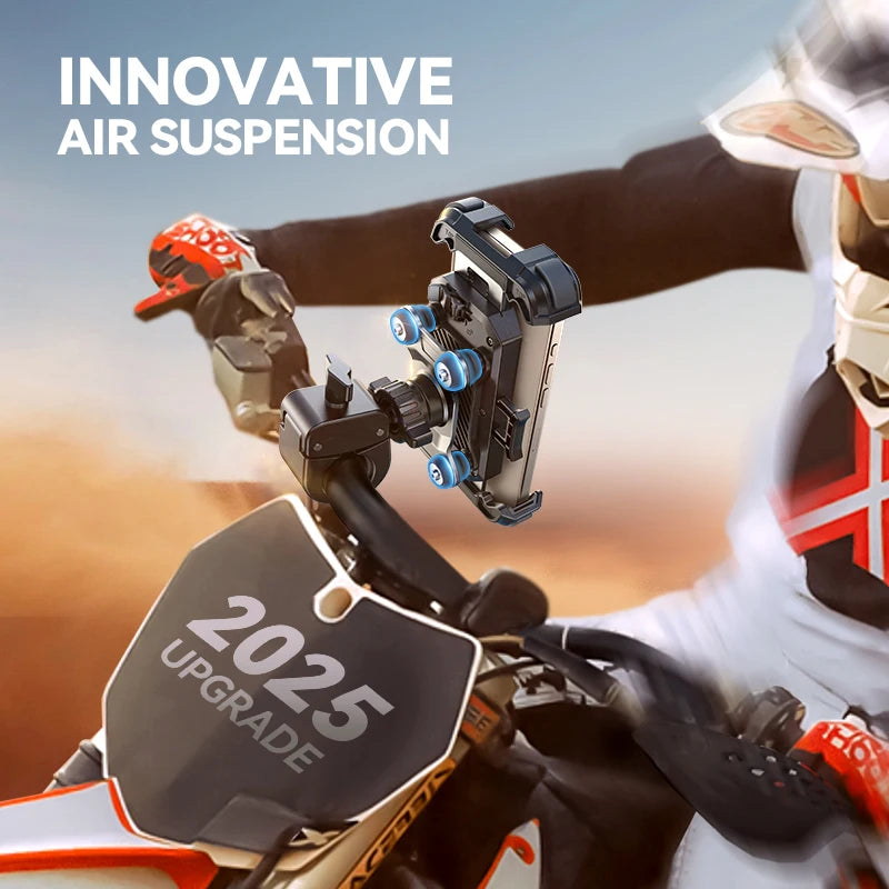   Joyroom Motorcycle Phone Holder - Anti Vibration Bike Mount for 4.7-7'' Phones