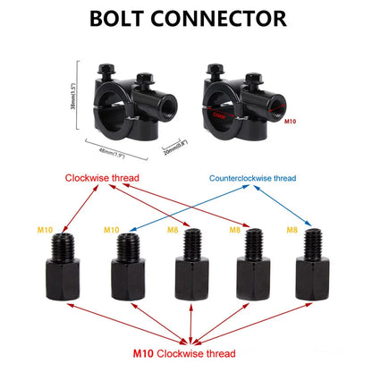   High Quality Universal Motorcycle Foldable Rear View Mirror
