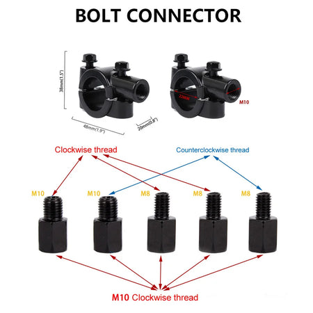   High Quality Universal Motorcycle Foldable Rear View Mirror