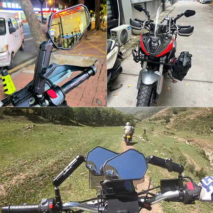   High Quality Universal Motorcycle Foldable Rear View Mirror