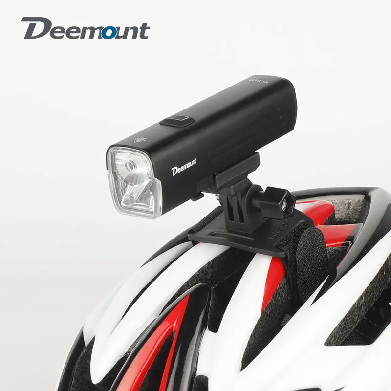   Bicycle Headlight 1000Lms Dual LEDs 4800mAH Bike Front Lighting Lantern Alloy Housing USB Charge Alum. Bracket