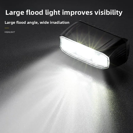   Mountain Bike Lights - Rainproof USB Charging Dual LED Beads