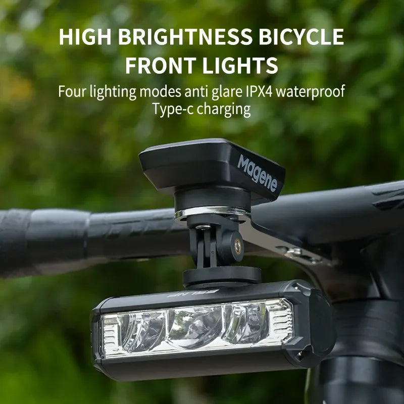   Waterproof 1000 Lumens Hoisting Bike Headlight - USB Rechargeable MTB Front Light