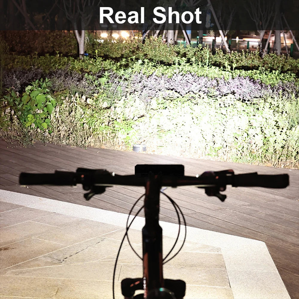   Fivemi Bicycle Light Front 10000mAh - Bike Light Power Bank Flashlight
