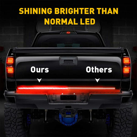   1Pcs 60-inch Tailgate Light Bar - Reverse Brake Signal & Strobe Warning Light for Trucks and Cars