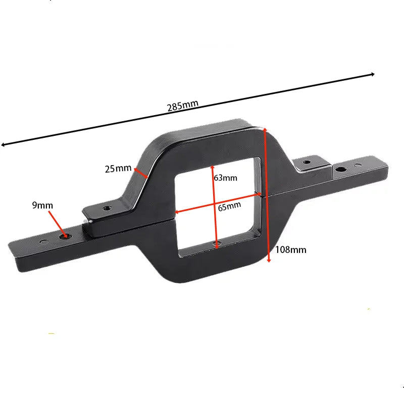   4 Inch 60W Work Light Spot Flood Offroad Car Lights Bar with Universal Trailer Tow Hitch Mount Bracket