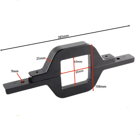   4 Inch 60W Work Light Spot Flood Offroad Car Lights Bar with Universal Trailer Tow Hitch Mount Bracket