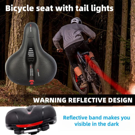   Men's Hollow Breathable Bicycle Saddle - Comfortable MTB Road Bicycle Seat
