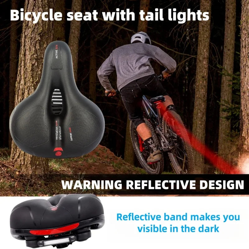   Men's Hollow Breathable Bicycle Saddle - Comfortable MTB Road Bicycle Seat