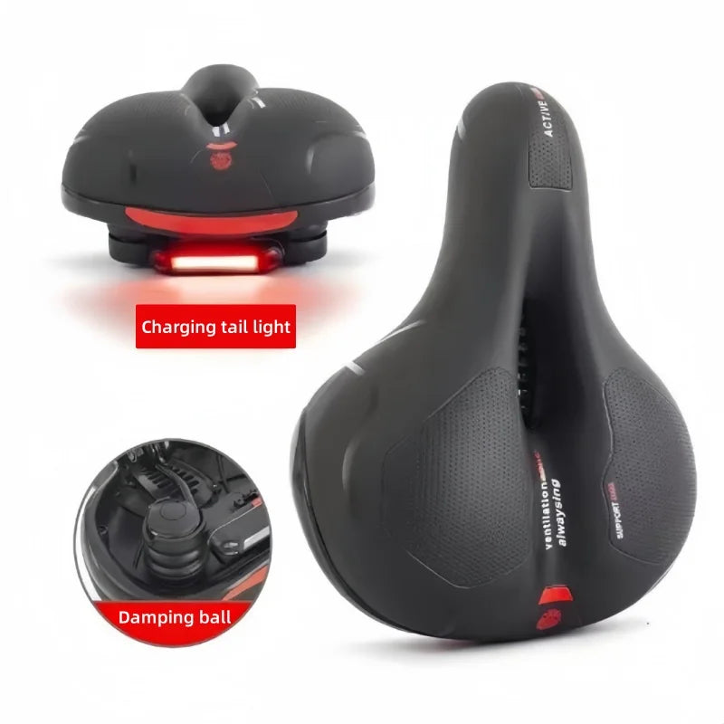   Men's Hollow Breathable Bicycle Saddle - Comfortable MTB Road Bicycle Seat