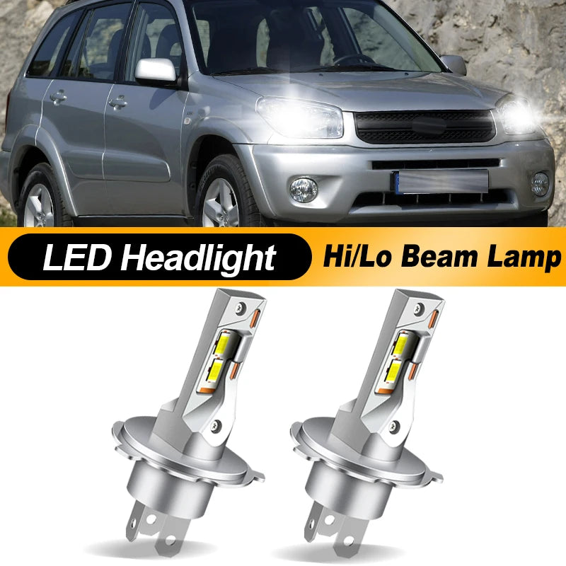   Super Bright Hi/Low Beam LED Headlight Bulbs for Toyota RAV4, Prius, and Sequoia