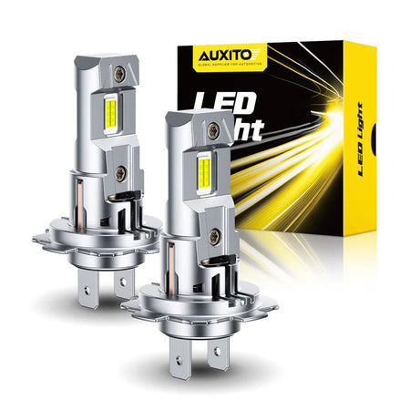   AUXITO 30000LM H7 LED Headlight Bulbs - 2Pcs Canbus No Error with CSP Chip