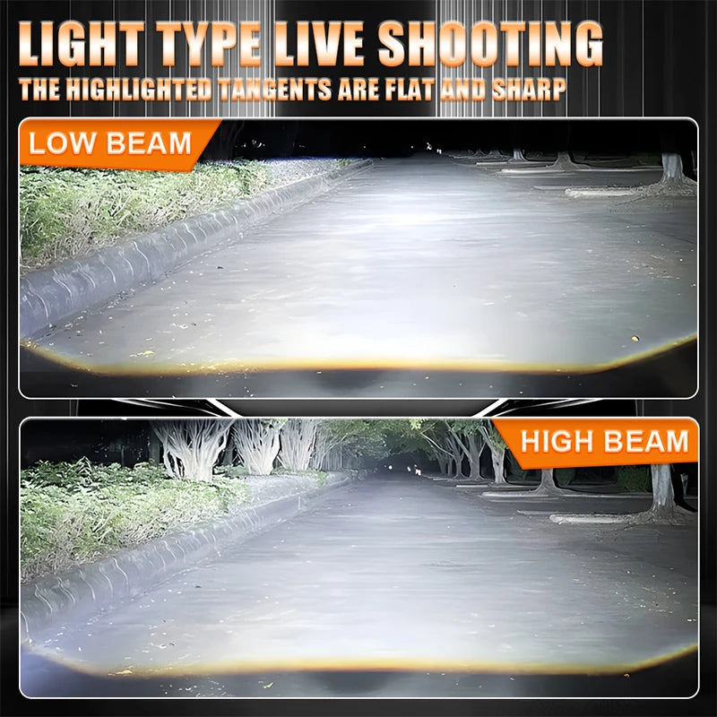   2PCS H1 LED Lamp 2000000LM 2500W Car Light for H4 H7 H11 H8 H9 HB3 9005 HB4 9006