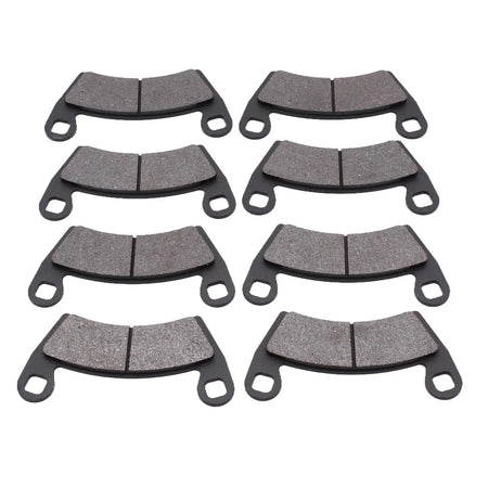   8 Pieces Front and Rear Brake Pads 2203747 2205949 for Polaris RZR XP1000 (2014-2020)