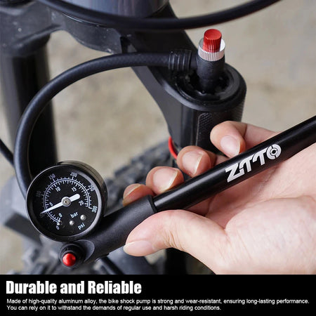   Bike Shock Pump with Pressure Gauge 0-300PSI/20BAR