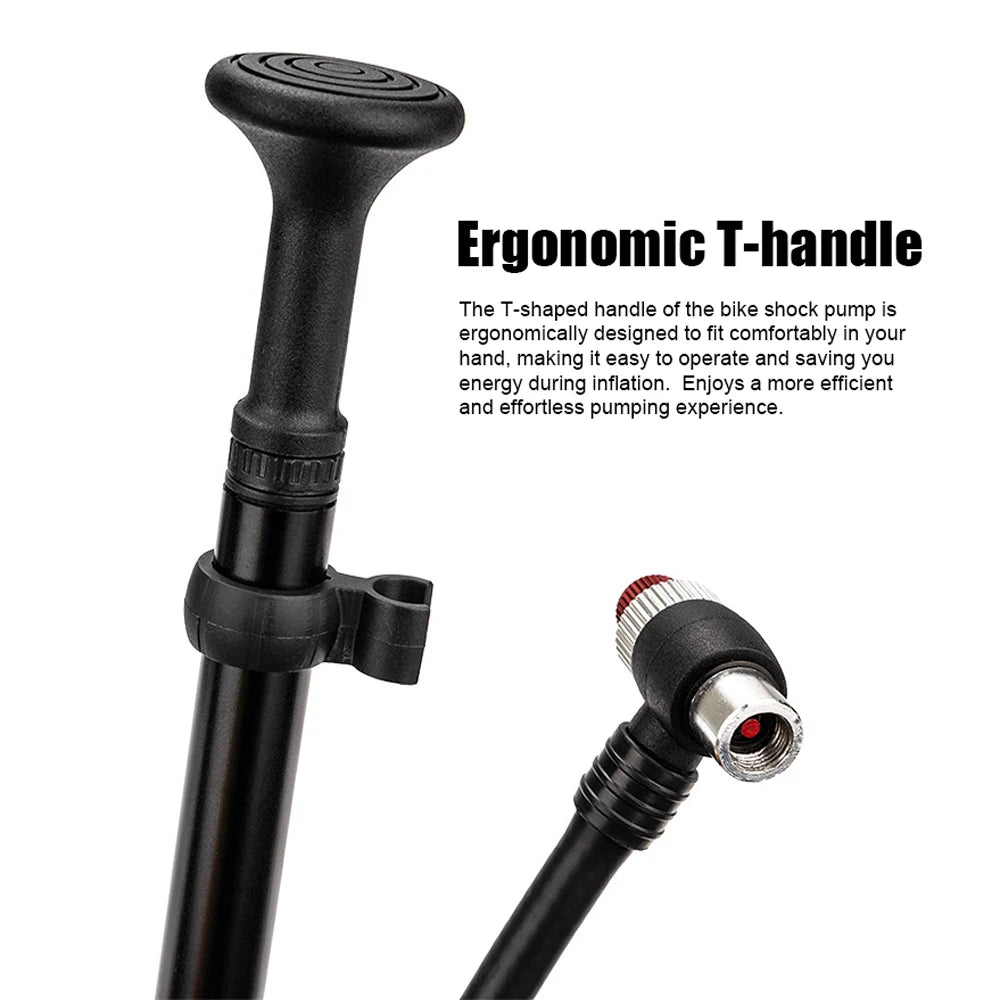   Bike Shock Pump with Pressure Gauge 0-300PSI/20BAR