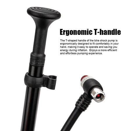   Bike Shock Pump with Pressure Gauge 0-300PSI/20BAR