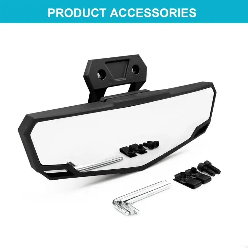   B5XD UTV Rear View Glass AntiGlare Black Center Convex Glass for 2020-2023 XP/XP 4 - Replaces 2883763