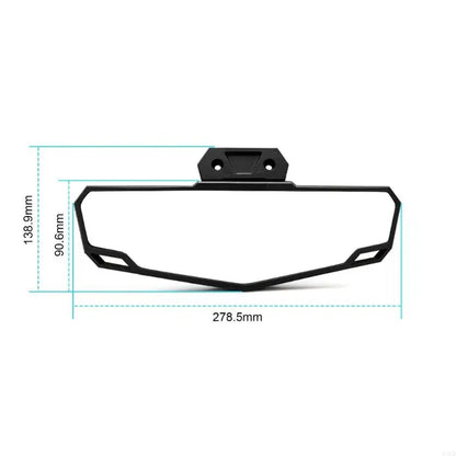   B5XD UTV Rear View Glass AntiGlare Black Center Convex Glass for 2020-2023 XP/XP 4 - Replaces 2883763