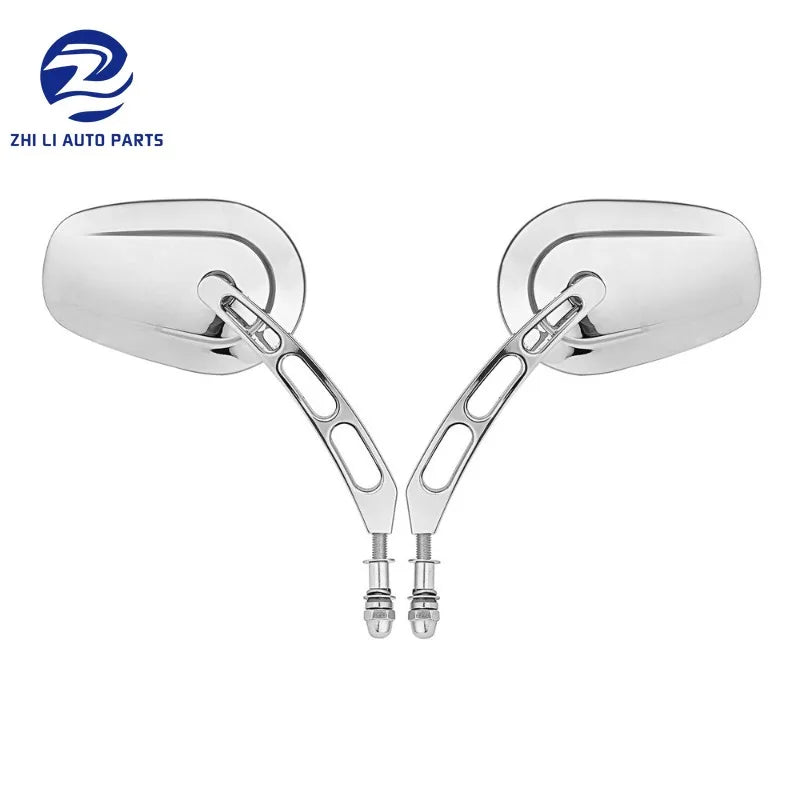   1 Pair Long Stem Motorcycle Rear View Mirrors for Harley-Davidson Bad Boy 1997