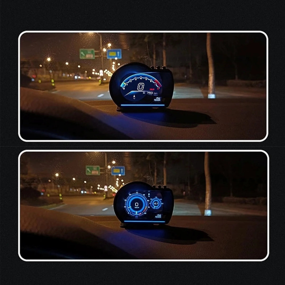   Car Smart Head Up Display OBD2 GPS Digital HUD Speedometer Turbo RPM Alarm Head-Up Displayer