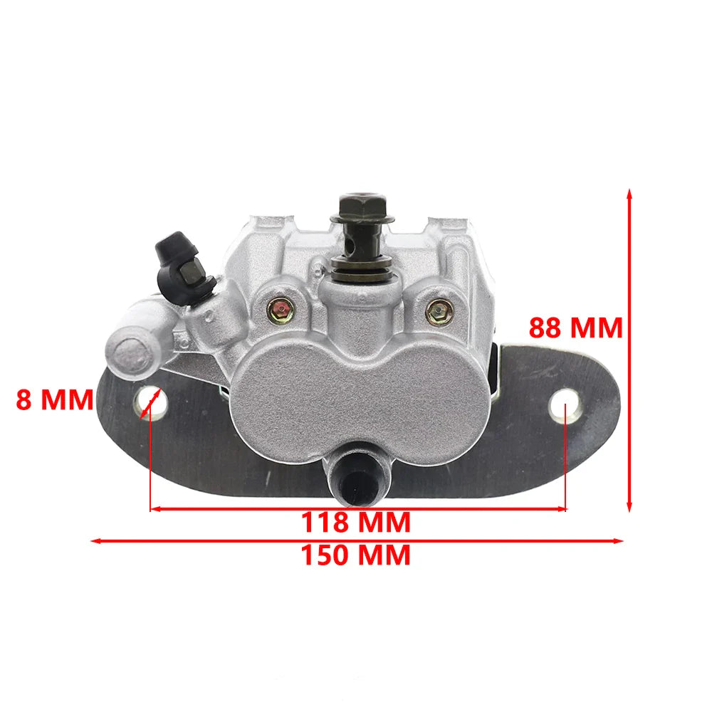 Rear Brake Caliper & Pad Set Compatible with Yamaha Rhino 700, Wolverine & Viking (2PG-2580V / 2PG-2580W) – 2008‑2013