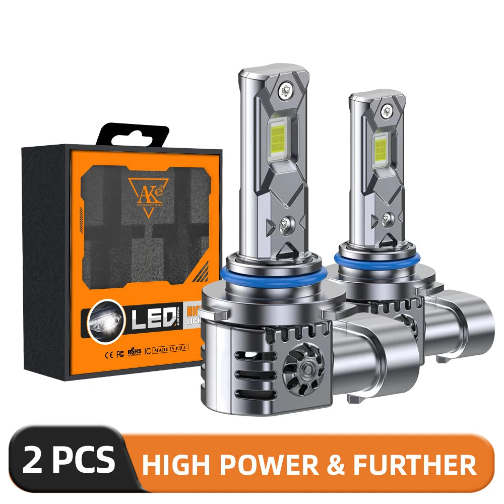 2Pcs 1700000LM Turbo H11 LED headlight bulbs high brightness