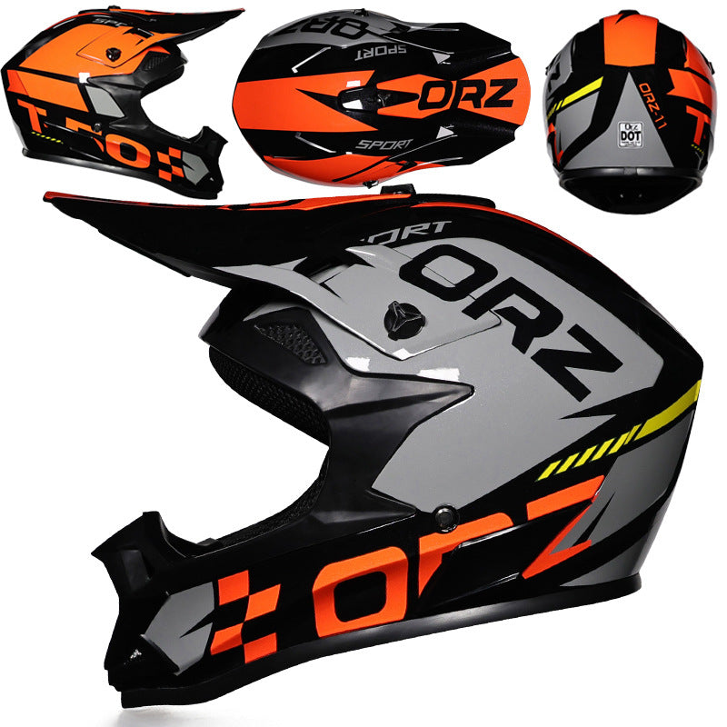 Lightweight Off-Road Cycling Helmet - Breathable ABS Full Face Gear for Downhill & Trail Riding