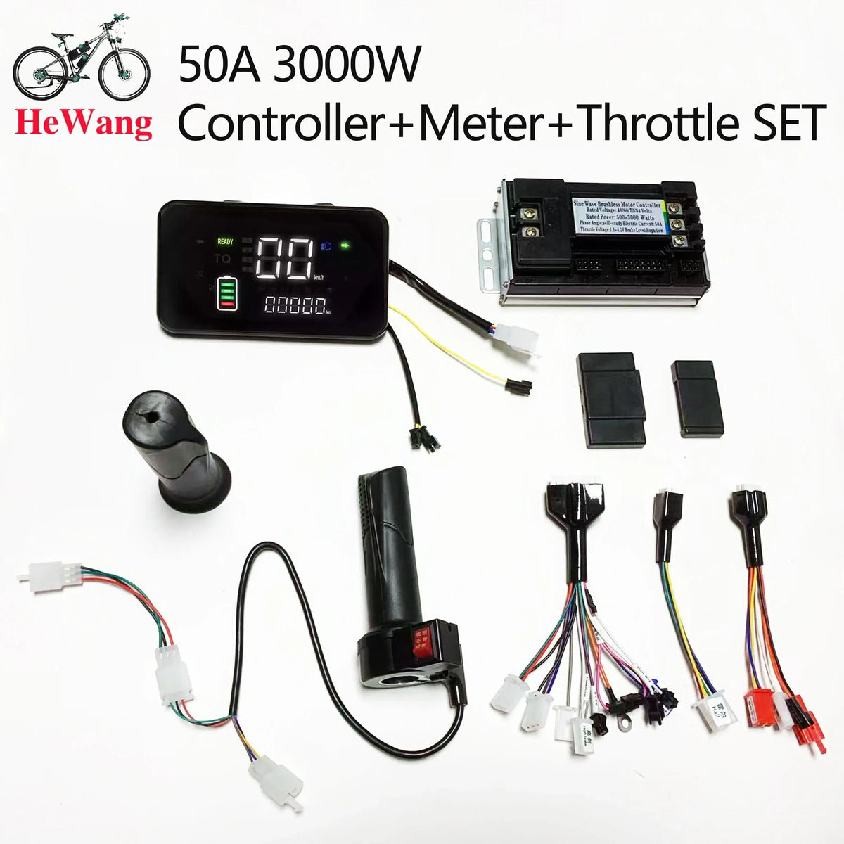 3000W 50A Sine Wave Controller for Electric Motorcycles