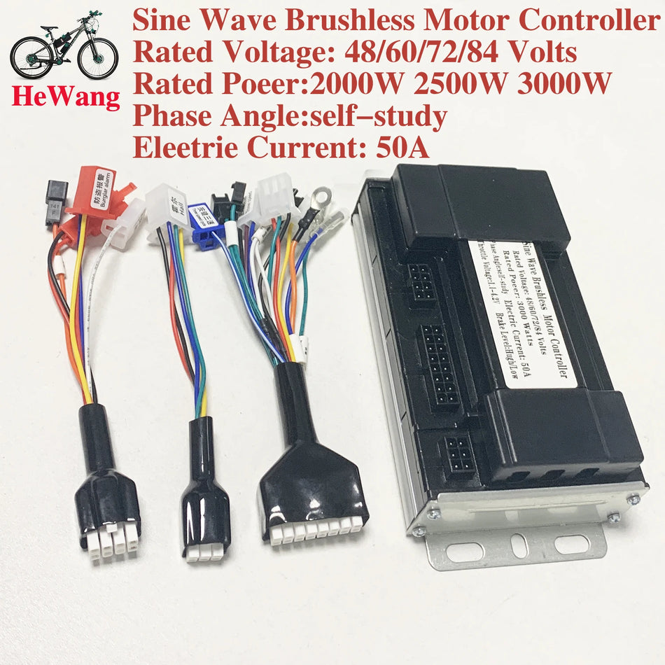 3000W three-mode sine wave controller for high-power electric vehicles