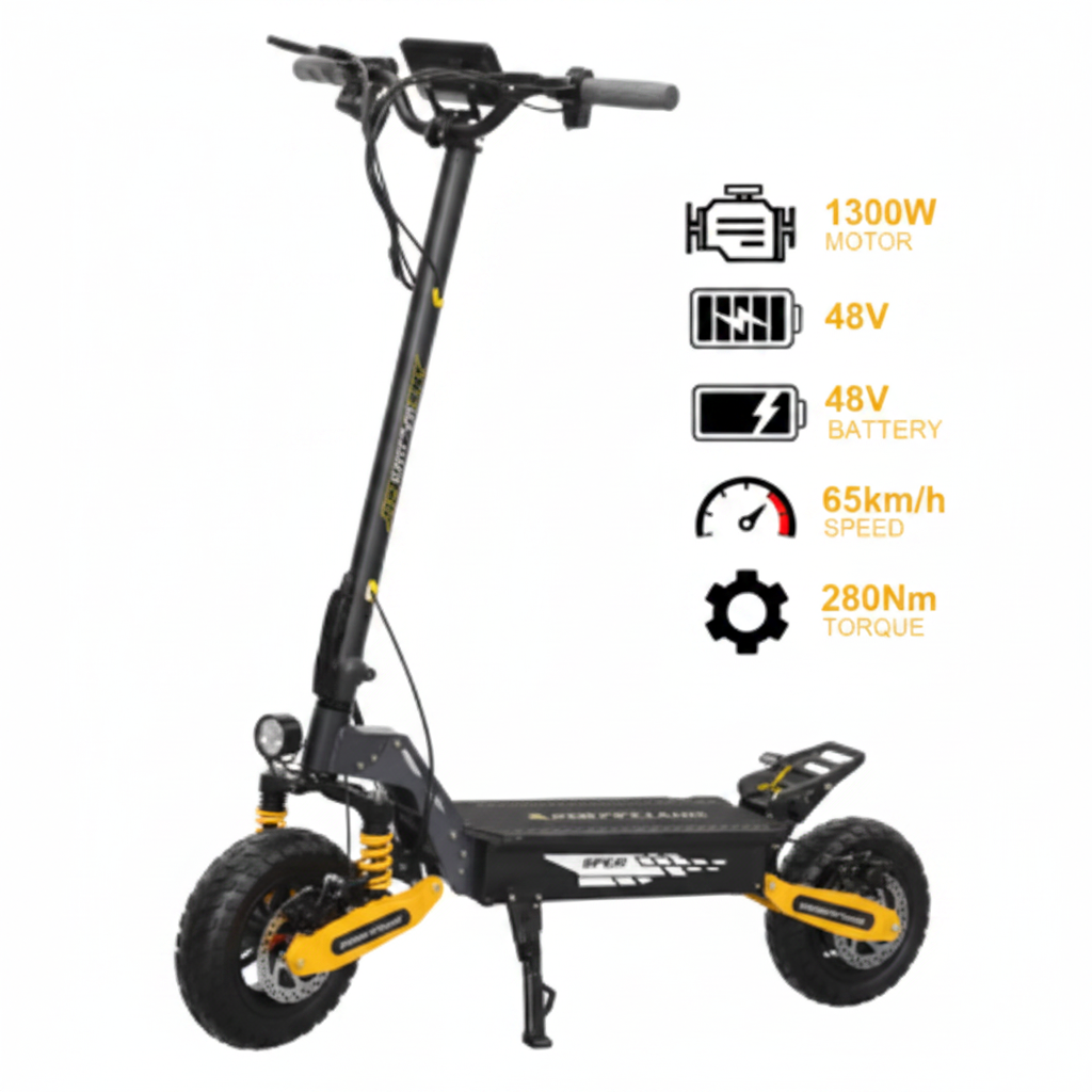 30MPH Fast Electric Scooter for City and Off-Road Riding