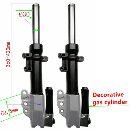 33mm Heavy Duty CNC Front Suspension for Niu NGT Series