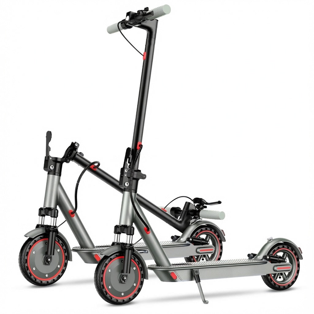 350W Electric Scooter for Adults with Dual Suspension and Foldable Design