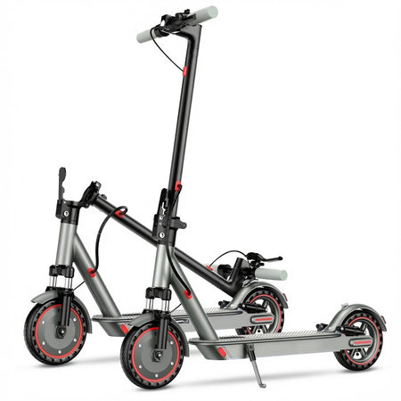 350W Electric Scooter for Adults with Dual Suspension and Foldable Design