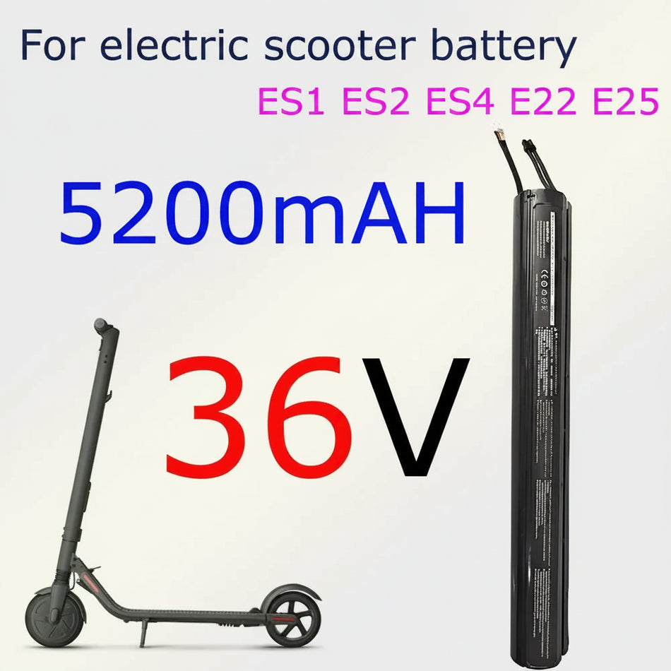 36V 5200mAh Battery Pack for Ninebot Segway ES1 ES2 ES3 ES4 Electric Scooters with electric scooter