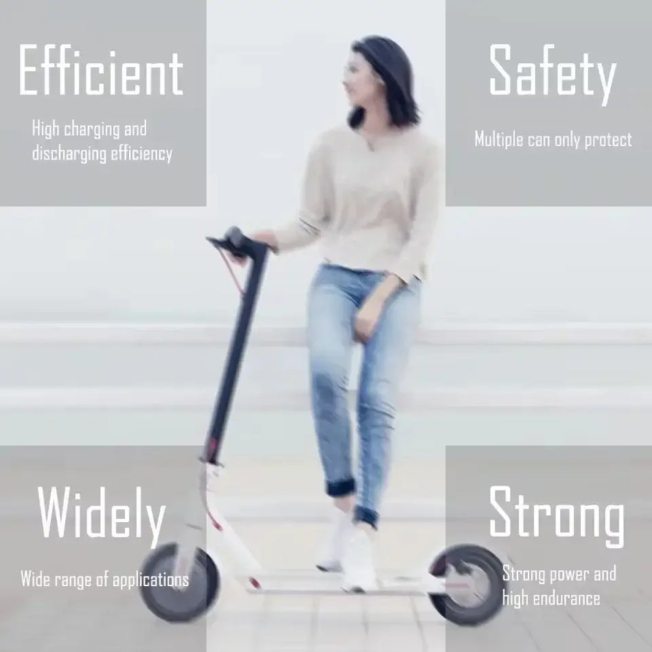 Efficient, safe, strong, and widely applicable scooter showcasing high-performance features for urban commuting.