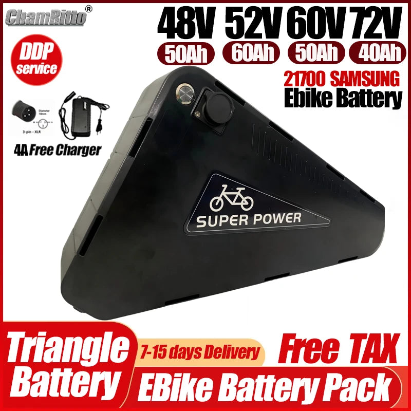 36V Triangle E-Bike Battery