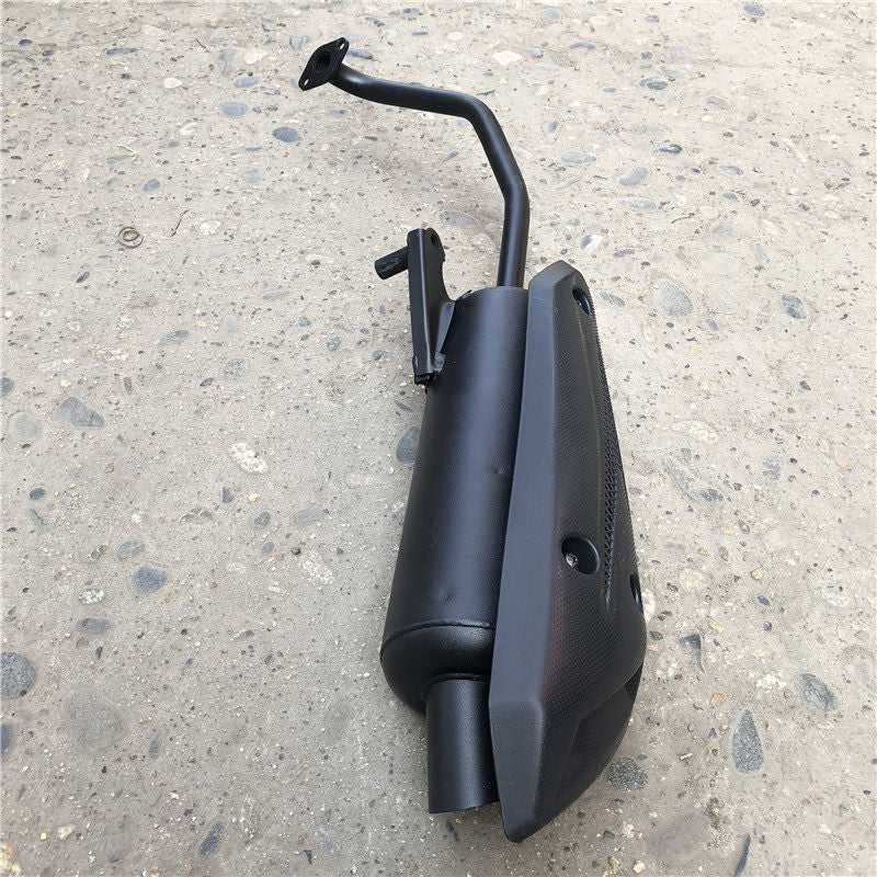 High-Performance 125cc Scooter Exhaust Pipe for GY6 & Qiaoge Heavy Duty Steel Muffler Assembly